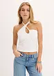 Linne med halterneck och cutout, bonprix