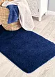 Enfärgad tuftad badrumsmatta med hög lugg, bonprix