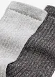 Strumpor med ekologisk bomull och Lurex (2-pack), bonprix