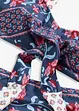Bikini med BH-topp med omlottlook (2 delar), bonprix