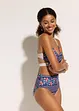 Bikini med BH-topp med omlottlook (2 delar), bonprix