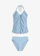 Halternecktankini (2 delar) med rynk, bonprix