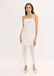 Off shoulder-klänning med spets, bonprix