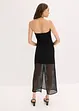 Off shoulder-klänning med spets, bonprix