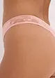 Stringtrosa i V-form med skön bomull (2-pack), bonprix