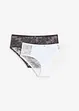 Hipstertrosa med spets (2-pack), bonprix