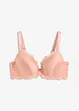 Push up-BH med glansig effekt, bonprix