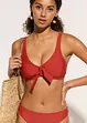 Bikini (2 delar) med knytband, bonprix