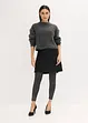 Fodrade leggings av glittrande garn, bonprix