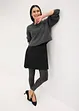 Fodrade leggings av glittrande garn, bonprix