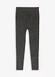 Fodrade leggings av glittrande garn, bonprix