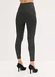 Fodrade leggings av glittrande garn, bonprix