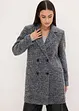 Kort kappa med yllelook, bonprix
