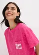 Oversized nattlinne med slubeffekter, bonprix