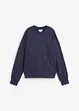 Oversized sweatshirt med broderi, bonprix