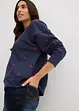 Oversized sweatshirt med broderi, bonprix