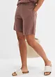 Dra på-shorts i finstickat material, bonprix