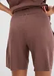 Dra på-shorts i finstickat material, bonprix