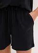 Oversizepyjamas med shorts av mjuk modal, bonprix