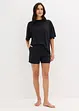 Oversizepyjamas med shorts av mjuk modal, bonprix