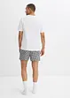 Pyjamas med shorts och korta ärmar, av ren bomull, bonprix