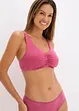 Bralette med bomull och spets (2-pack), bonprix