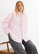 Skjortblus med strassapplikation, bonprix