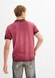 Kortärmad pikétröja med tvättad look, bonprix