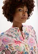 Blus med blommönster, bonprix