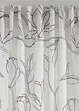 Gardin av återvunnen polyester med bladmönster (1-pack), bonprix