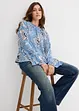 Blus av mjuk modalmix, bonprix