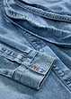 Jeansblus med knytband, bonprix