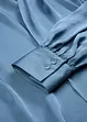 Blus i följsam satin, bonprix