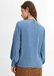 Blus i följsam satin, bonprix
