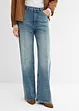 Bekväma, raka jeans med High Waist, Low Stretch, bonprix