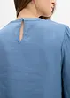 Blus i följsam satin, bonprix
