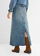 Jeanskjol i maxilängd med Mid Waist, bonprix