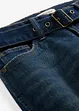 Barrel Jeans Mid Waist med skärp, bonprix