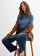 Barrel Jeans Mid Waist med skärp, bonprix
