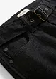 Barrel Jeans Mid Waist med skärp, bonprix