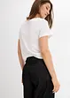 Barrel Jeans Mid Waist med skärp, bonprix