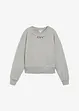 Oversizesweatshirt med strass, bonprix