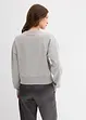 Oversizesweatshirt med strass, bonprix