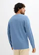 Långärmad T-shirt i farfarsmodell (2-pack) i ekologisk bomull, bonprix