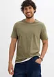 T-shirt av ren ekologisk bomull (2-pack), bonprix