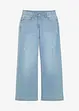 Wide Leg Jeans Mid Waist för barn, bonprix