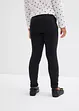 Leggings i elastiskt material med ekologisk bomull för barn (2-pack), bonprix