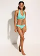 Bikini med halterneck och rynkning (2 delar), bonprix