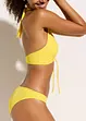 Bikini med halterneck och rynkning (2 delar), bonprix
