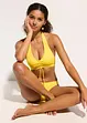 Bikini med halterneck och rynkning (2 delar), bonprix